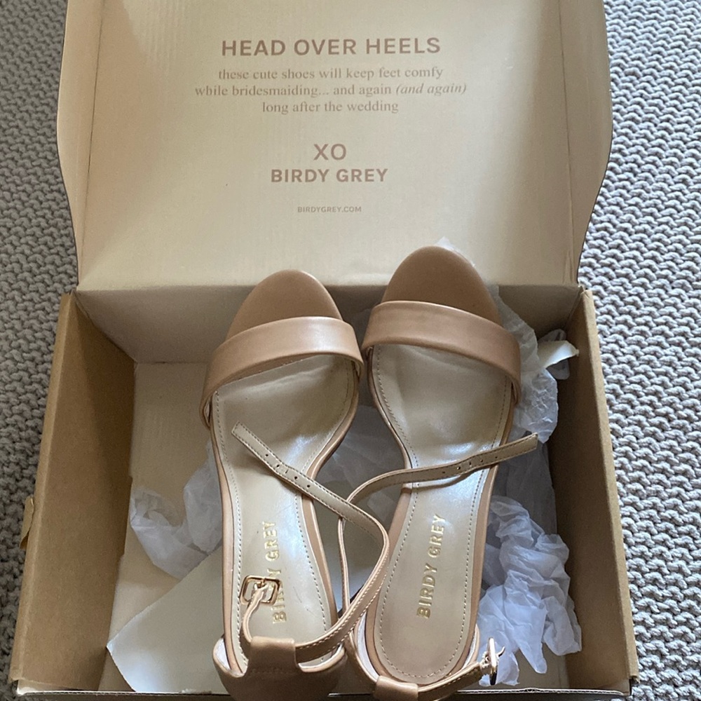 Birdy Grey Tan Heels